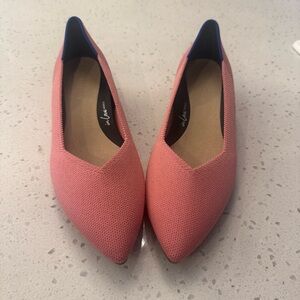 Rothy’s the high point heels tulip pink shoes size 8 NEW